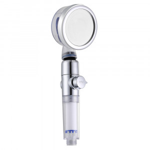 Cap para de dus Herzberg turboalimentat, filtrare, economisire 40% apa