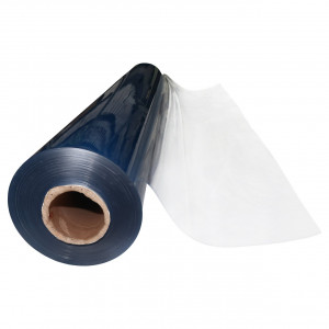 Folie transparenta cristal inchidere terase - foisoare, 1.4m x 10m, grosime 0.60mm