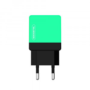 Incarcator retea SMS-A53, MicroUSB, Verde