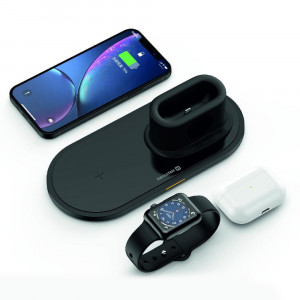 Incarcator wireless 3 in 1, lightning, 115W, Swissten