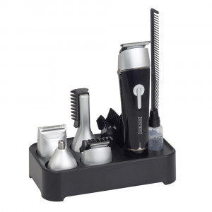 Kit de tuns si ingrijire pentru par, rezistent la apa, 5 in 1, Royalty Line