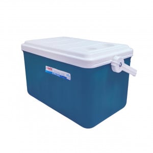 Lada frigorifica portabila pentru camping, 30 litri, albastru