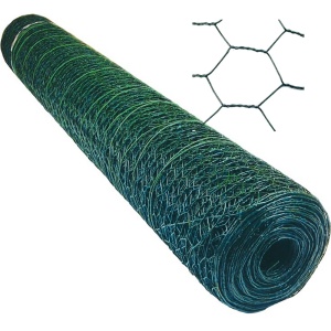 Plasa rabitz zincata si plastifiata, 1.5x10 m, ochiuri 25x25mm, verde, Plant Master