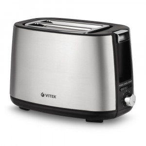 Prajitor de paine toaster VITEK VT-7170, 750W, inox, 3 trepte de prajire