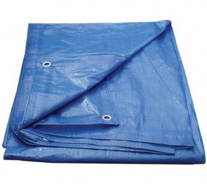 Prelata impermeabila cu inele de aluminiu, tratata UV, dimensiune 5m x 6m