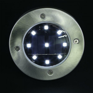 Set 4 bucati lampa solara tip spot pentru gradina, LED, incarcare rapida