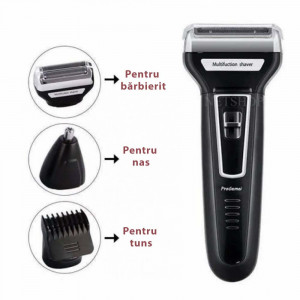 Set aparat de tuns, barbieri si trimmer, 3 in 1 - GM-573 