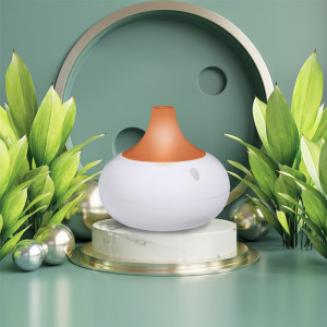 Umidificator difuzor aromaterapie, difuzie 360°, lampa de veghe, 140 ml