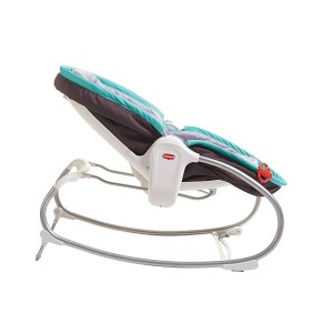 Balansoar 3 in 1, muzical, scaun cu vibratii, reglabil, cu centuri de siguranta, 0-18 kg, gri