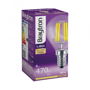 Bec LED cu filament  TR 4W G45 400LM 3000K E27