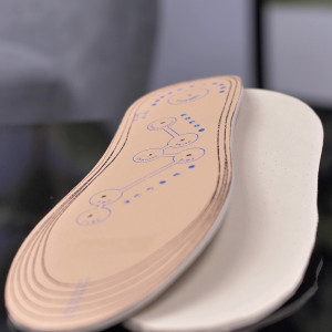 Branturi magnetice pentru reflexoterapie, galben, 1 pereche, marime 42 - 46