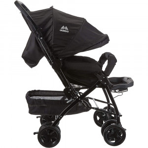Carucior reversibil Aldeba 8028 negru, 0 - 36 luni, 20 kg, spatar reglabil 3 pozitii