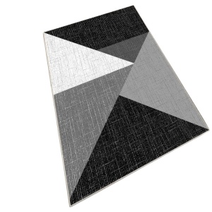Covor multicolor Phell, 80 x 150 cm, poliester, lavabil, antiderapant