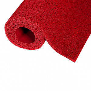Covor spaghetti rosu 1m x 5m