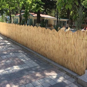Gard paravan imitatie bambus decorativ, 2.5m x 6m