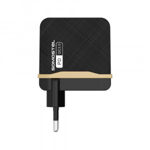 Incarcator retea SMS-Q05, Type-C, Negru