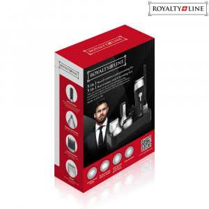 Kit de tuns si ingrijire pentru par, rezistent la apa, 5 in 1, Royalty Line