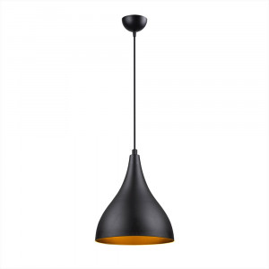 Lustra Damila, Luxe Lighting, Negru, 22x26x120 cm