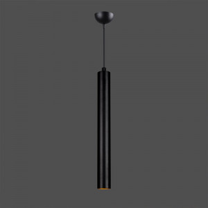 Lustra Tube, Luxe Lighting, Negru, 25x30x126 cm