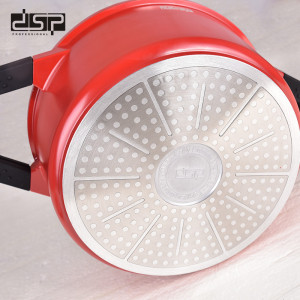 Oala cu capac din fier, 7L, 28cm, practic, usor de curatat, CA002-B28
