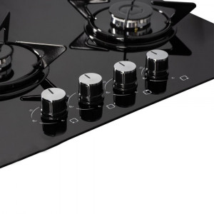 OFERTA Set hota, plita, cuptor incorporabil Luxell, sticla neagra