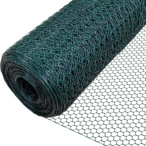 Plasa rabitz zincata si plastifiata, 1.5x25 m, ochiuri 25x25mm, verde, Plant Master - Img 1