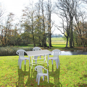 Set mobilier de gradina/terasa, ASOS Home, alb
