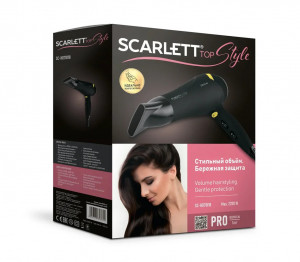 Uscator de Par Scarlett SC-HD70I18 Top Style 2200W Negru