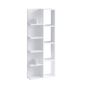 Biblioteca culoare alba, Cara, 60 X 150 X 15 cm