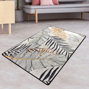 Covor multicolor bucatarie, hol sau living Herbal, 80 x 150 cm, poliester, lavabil, antiderapant - Img 2