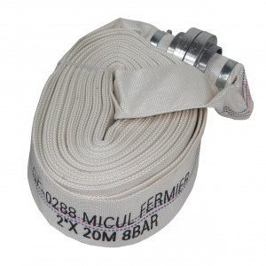 Furtun pompier 2'' toli, 20m cu capete