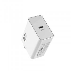 Incarcator retea Macaron SMS-A78, plus cablu Lightning, alb