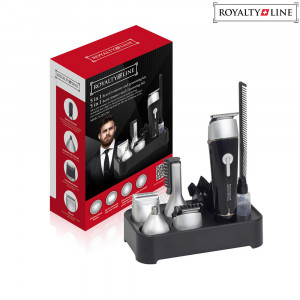 Kit de tuns si ingrijire pentru par, rezistent la apa, 5 in 1, Royalty Line