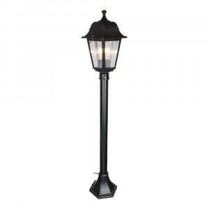 Lampa corp inalt iluminat exterior, negru, E27, Max. 100W