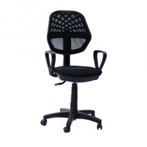 Scaun de birou ergonomic, Vega, Mesh Air, negru