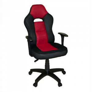 Scaun gaming Samba, rotativ, piele ecologica, rosu cu negru