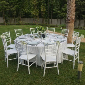 Set de 10 scaune pentru evenimente, nunta, Tiffany, gold - Img 2