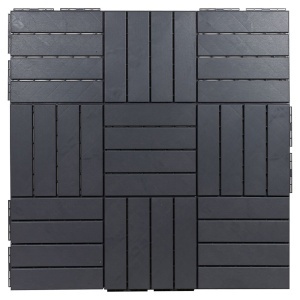 Set placi de podea pentru exterior, 33x33 cm - 9 buc (1 mp), usor de montat, gri - Img 4