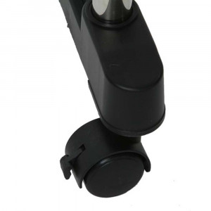Suport telescopic pentru umerase, pe roti