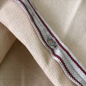 Tesatura / Plasa de umbrire 95%, Plant Master, 1,5x6 m, ranforsata, cu orificii de prindere, cappucino