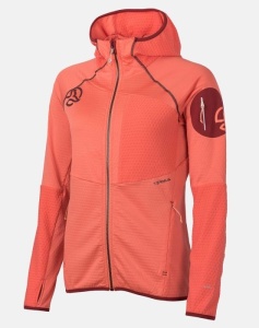 Jacheta RAGGER HOOD W Living Coral