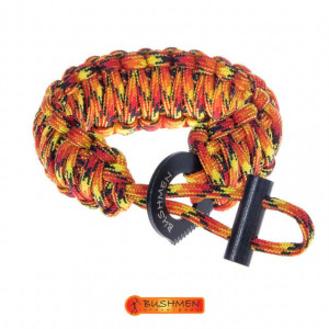 Bratara de Supraviețuire Paracord FIRE 6m