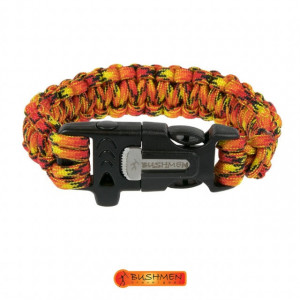 Bratara de Supraviețuire Paracord 3m FIRE