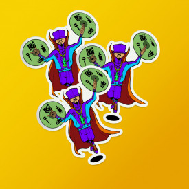Pack stickere „DJ”