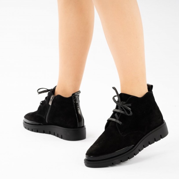 Ghete Piele Naturala Masami2 Black