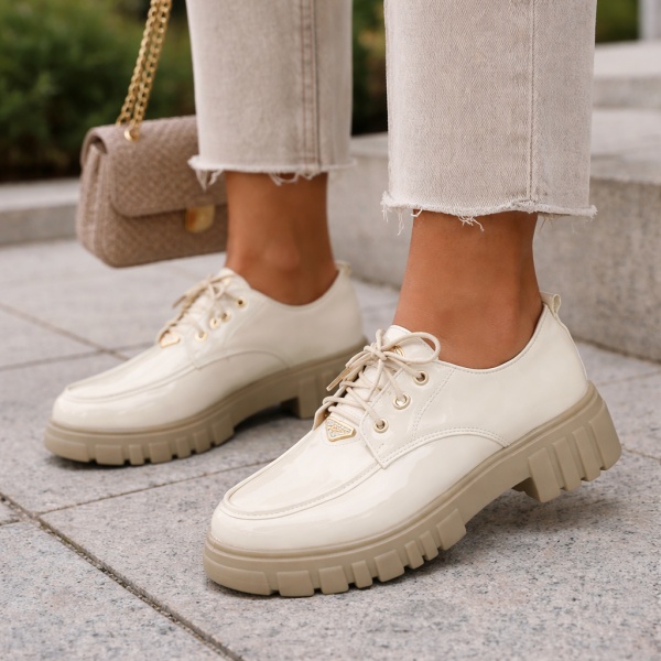 Pantofi casual Mavis Beige
