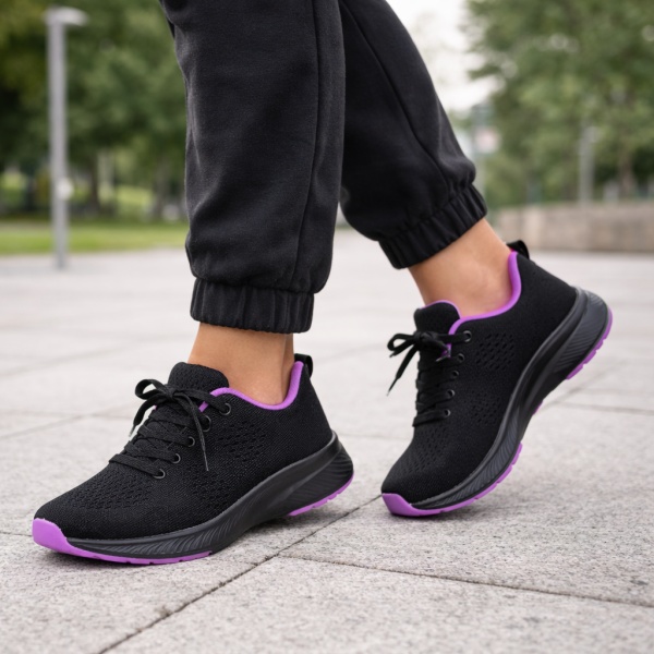 Pantofi sport Casilda Black Purple