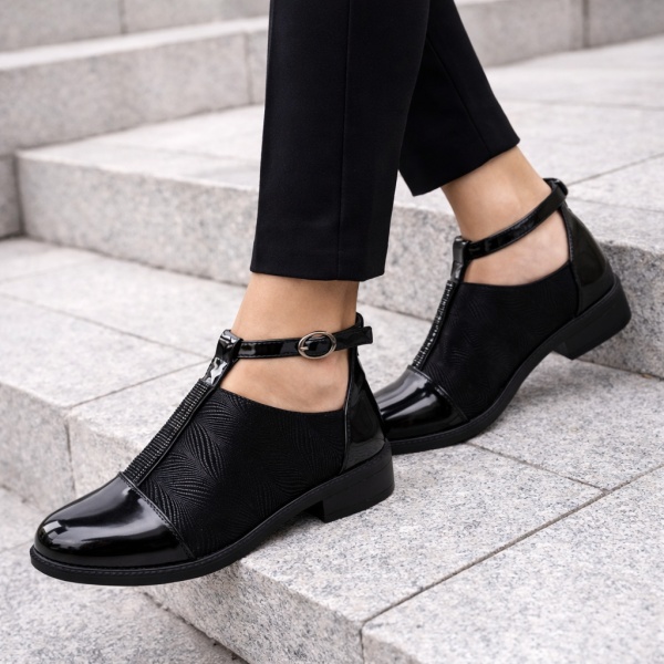 Pantofi Casual Raven2 Black