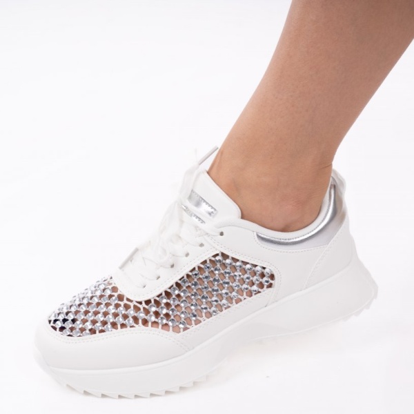 Pantofi Sport Selena White