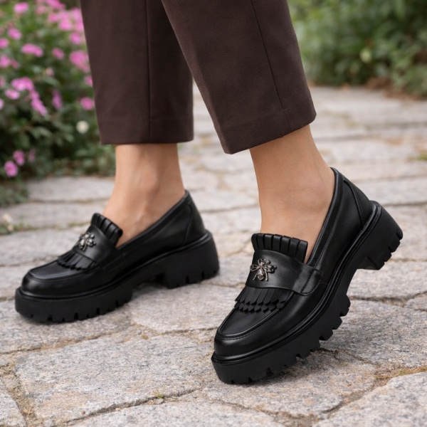 Pantofi Casual Adela Black